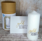 Preview: Spruchkerze Goldschatz