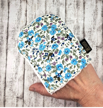 Preview: Abschminkhandschuh hellblau