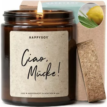 HAPPYSOY Duftkerze - Ciao Mücke!