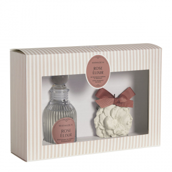 Geschenkschachtel Duftstein u. Diffosur Rose Elexir