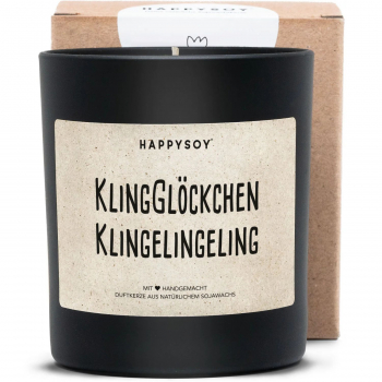 HAPPYSOY Duftkerze - Klingglöckchen Klingelingeling!