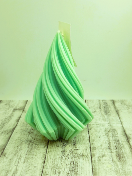 Kerze Tannenbaum grün medium