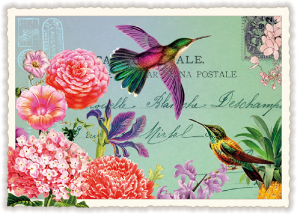 Nostalgiekarte Eisvogel