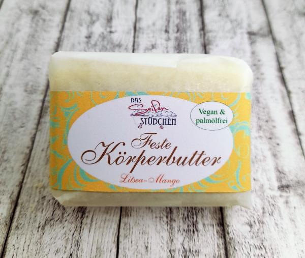 Feste Körperbutter Litsea Mango