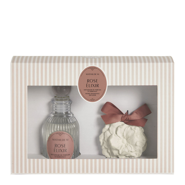 Geschenkschachtel Duftstein u. Diffosur Rose Elexir