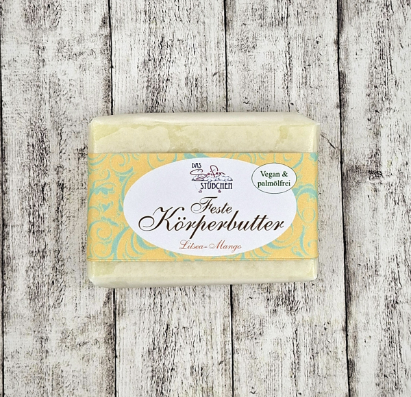 Feste Körperbutter Litsea Mango