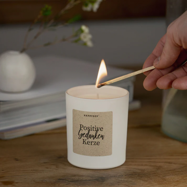HAPPYSOY Duftkerze - Positive Gedanken